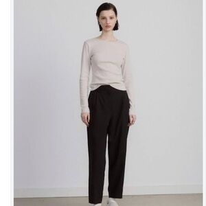 Frank & Oak Amelia balloonBlack Women's Trousers